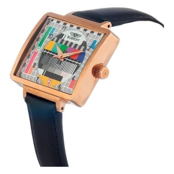 Kello - Bobroff - BF0035 - 36 mm - Nahka - Vesitiiviys 5 ATM Svart