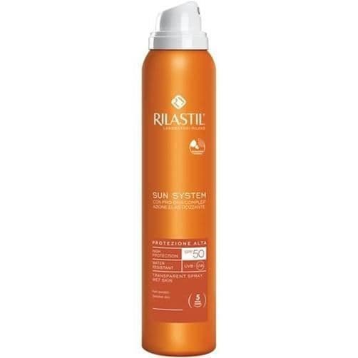 Rilastil Sun System Spf 50+ Spray Transparent Beskyttelse Molto Alta 200 ml