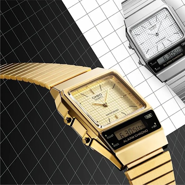 Casio CASIO Retro Vintage AQ-800EG-9AEF Klocka Gult guld