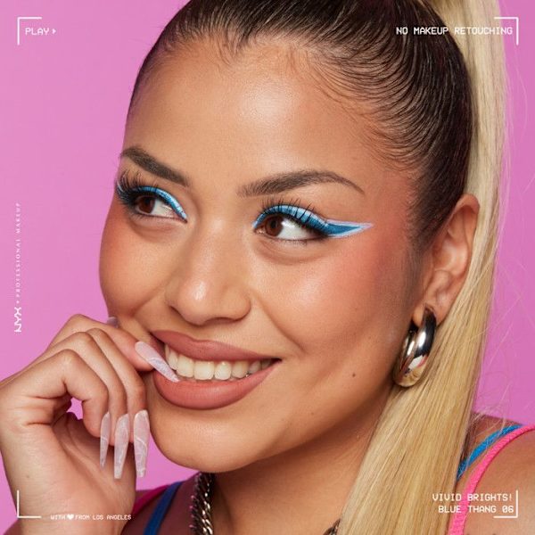 Kynä silmille - NYX Professional Makeup - Vivid Brights Eyeliner - COBALT CRUSH - Sininen - Mattainen ja pigmenttinen COBALT KNUS