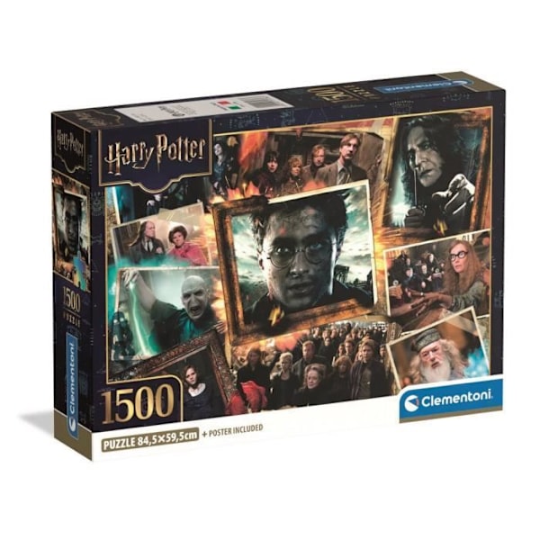 CLEMENTONI - Kompakt 1500 bitar - Harry Potter