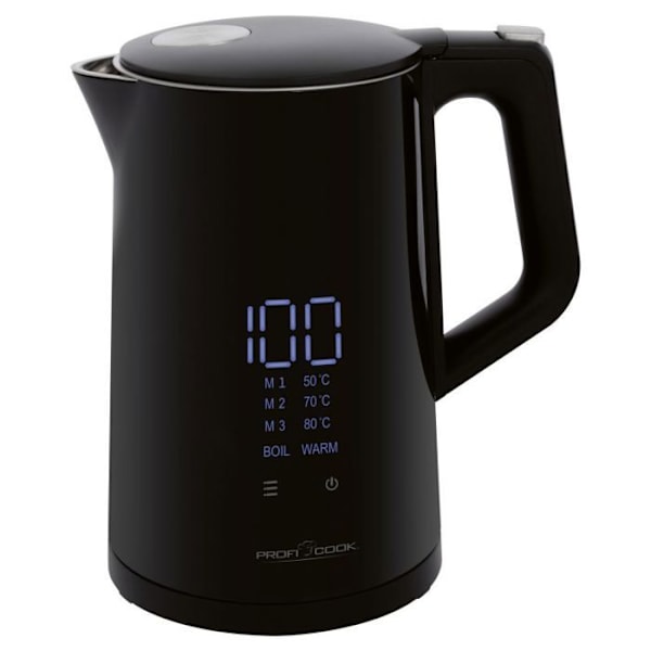 Kosketusnäyttöllä varustettu sähköpatai 1,7L Proficook PC-WKS1243