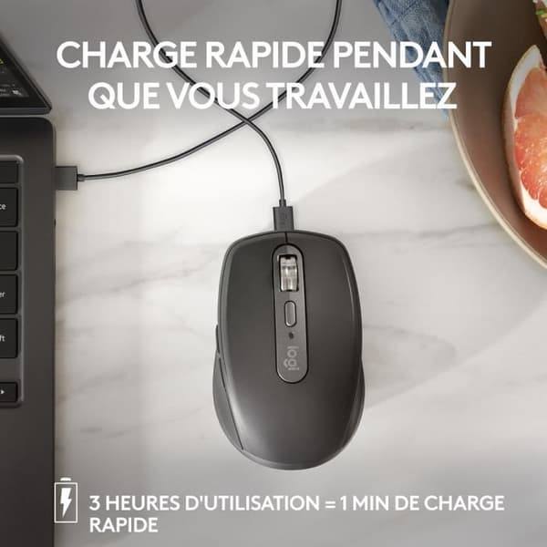 Hiiri - Langaton - Logitech - MX Anywhere 3S - Valkoinen