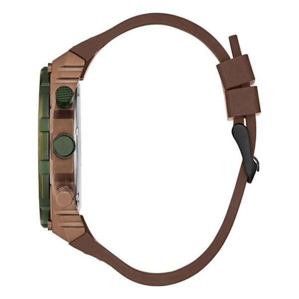 Klocka - GUESS - GW0326G2 - Analog - Läder - Brun kastanj