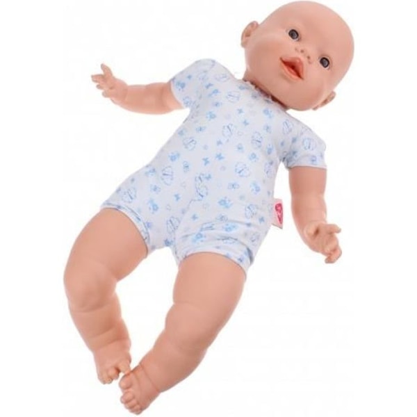 Berjuan europeisk babydocka i mjuk kropp - pojke 45 cm - elfenbensfärgad Elfenben