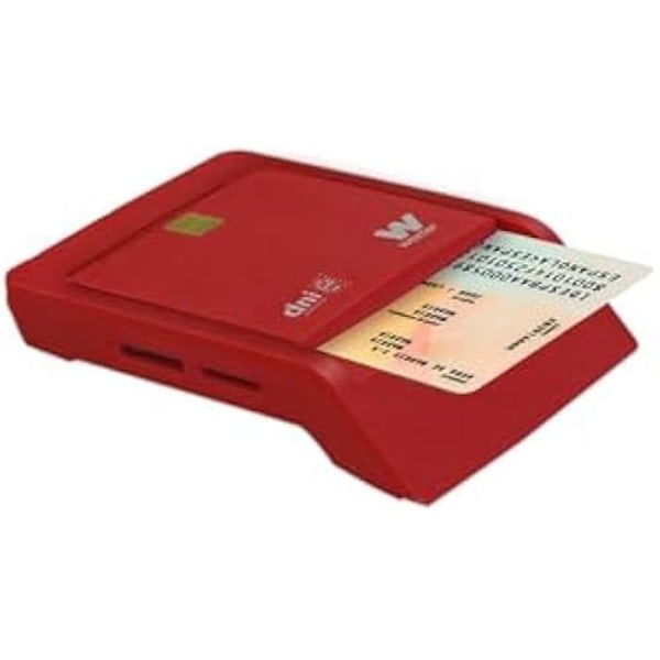 Woxter Lector DNI Electrónico Combo Red Punainen