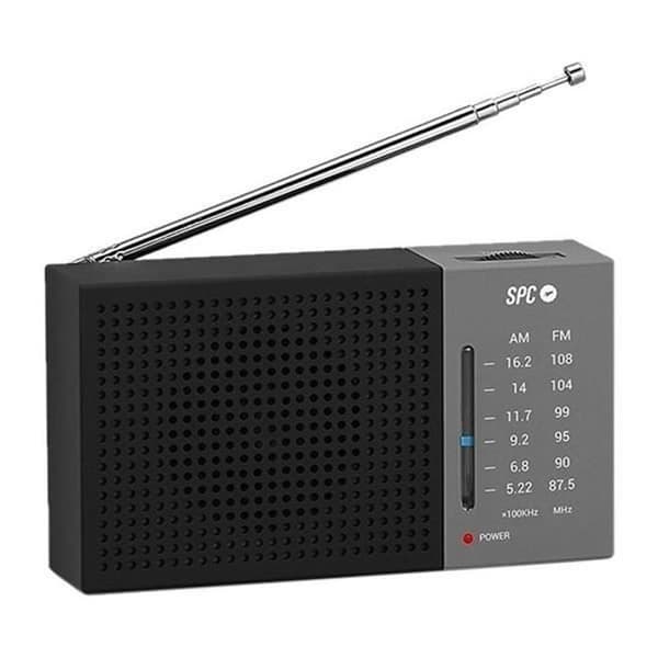 Transistoriradio - SPC - Jetty Lite 4584N - AM/FM - Harmaa - Kannettava Grå