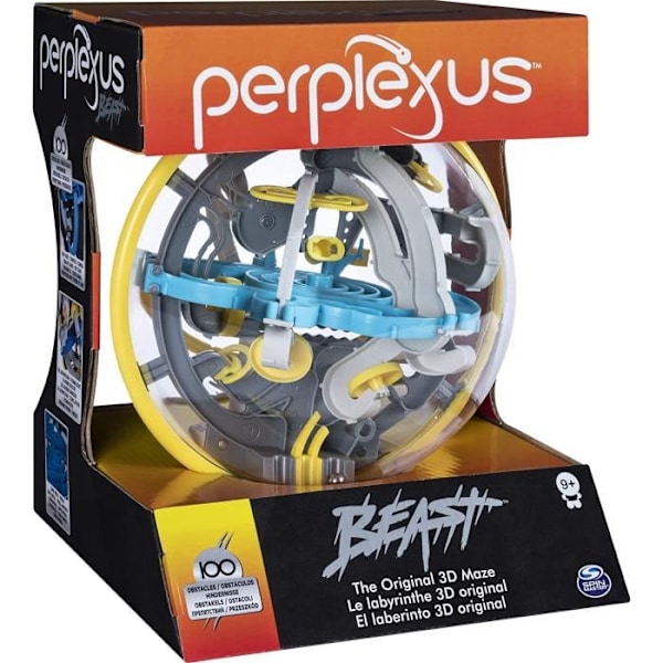 Perplexus Beast, Labyrint 3D Original Banor Med 100 Utmaningar, Action- och Reflextspel, Pussel för Barn, Barnleksak 9 År Flerfärgad