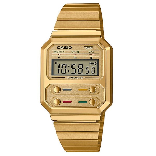 CASIO Vintage -kello - Monitoimilaite - Kulta