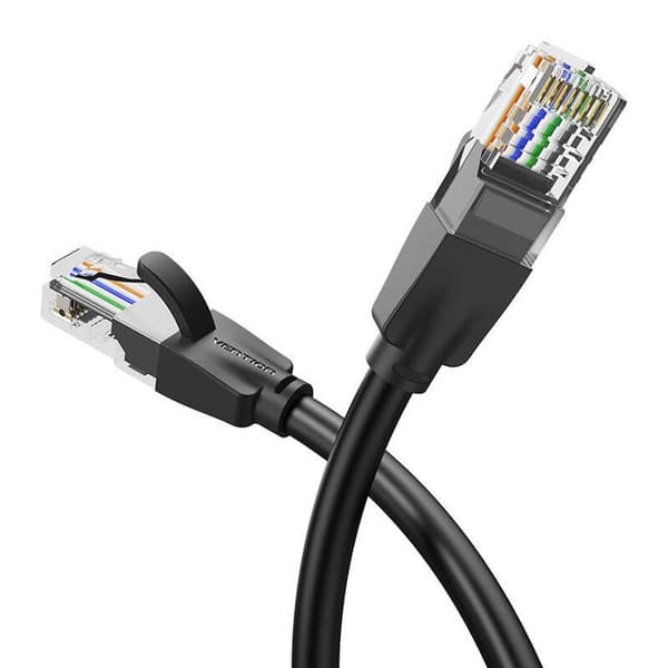 Netværkskabel - VENTION - UTP CAT6 - 40 m - 1000 Mbit/s - Sort