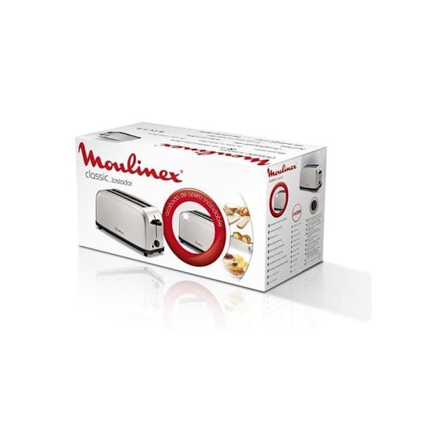 Leivänpaahdin - Moulinex - LS330D11 - 1400W - 2 viipaletta - Harmaa