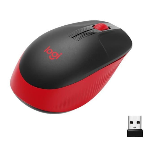 Hiiri - Langaton - Logitech - M190 - Punainen