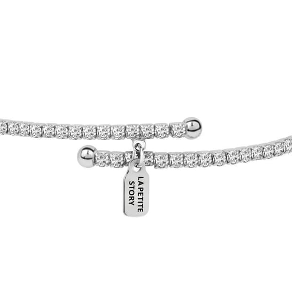 LUX BANGLES BR LPS 4BLAD KLØVER - LPS05AQC10 Hvid