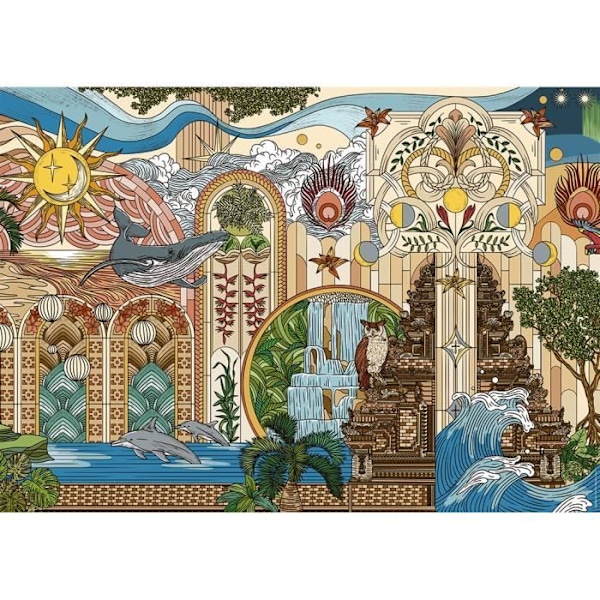 Puzzle med 1500 brikker - Drømmenes Have, fra 14 år, Puzzle i høj kvalitet, Kunstnerkollektion, 12001612, Nathan