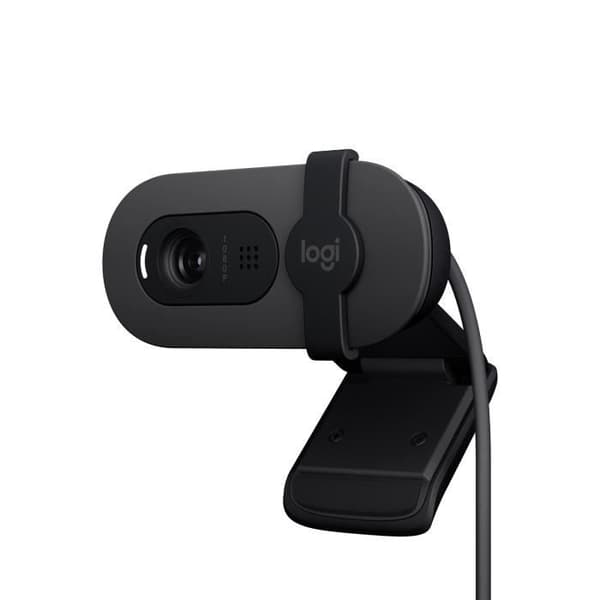 Webcam - Full HD 1080p - Logitech - Brio 100 - Integreret mikrofon - Grafit