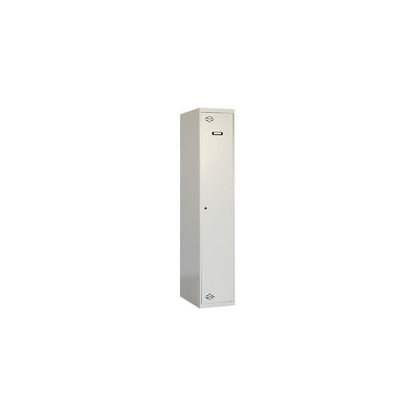 Metallskåp med en dörr + 1 hylla SIMONLOCKER SINGLE PRO 300 INITIAL - 1800 x 300 x 500 mm - 90133D1132 - Simonrack