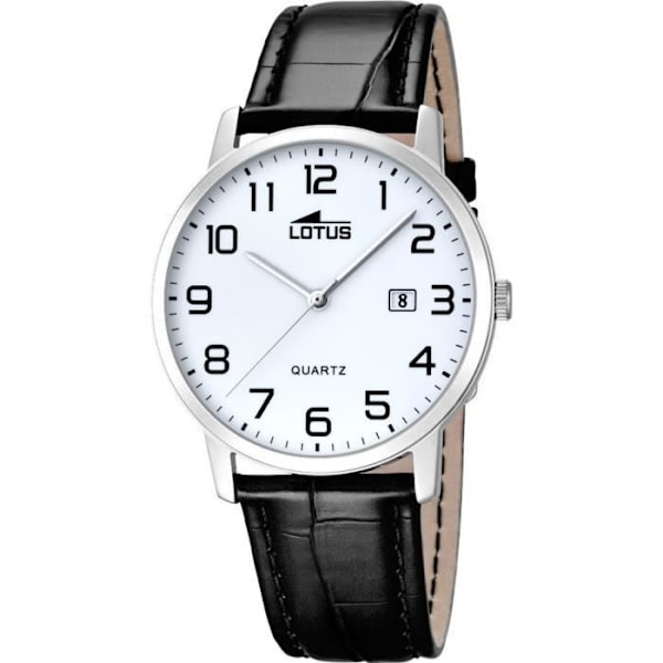 Montre - LOTUS - Klassik 18239/1 - Rustfrit Stål - Hvid urskive - Kvarts