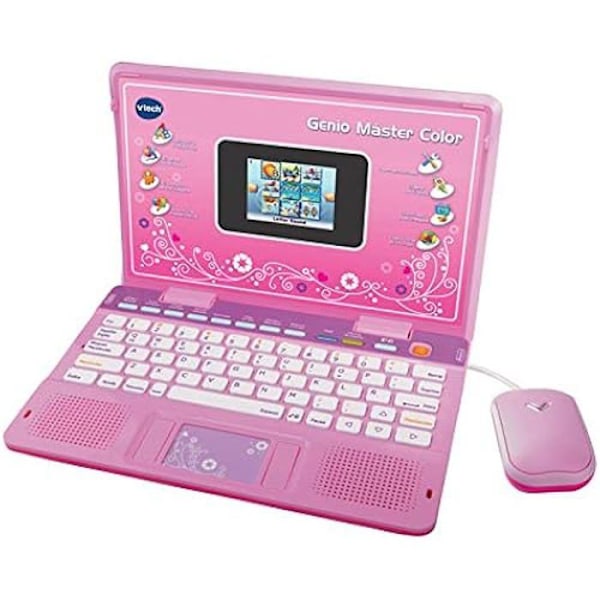 VTech Genius XL Color Pro kaksikielinen vaaleanpunainen 133867 Rosa, Flerfärgad