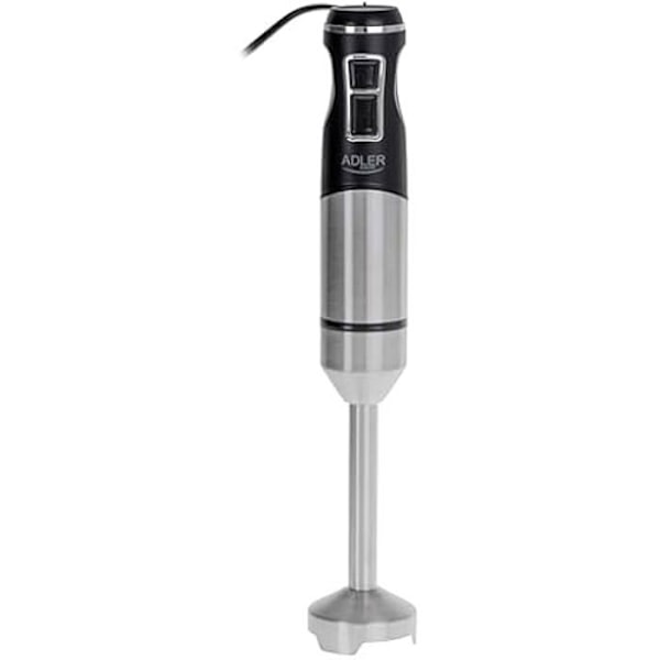 Håndmixer - ADLER - AD 4628 - 16000 omdrejninger/min - Turbo funktion - Isknuser Svart silver