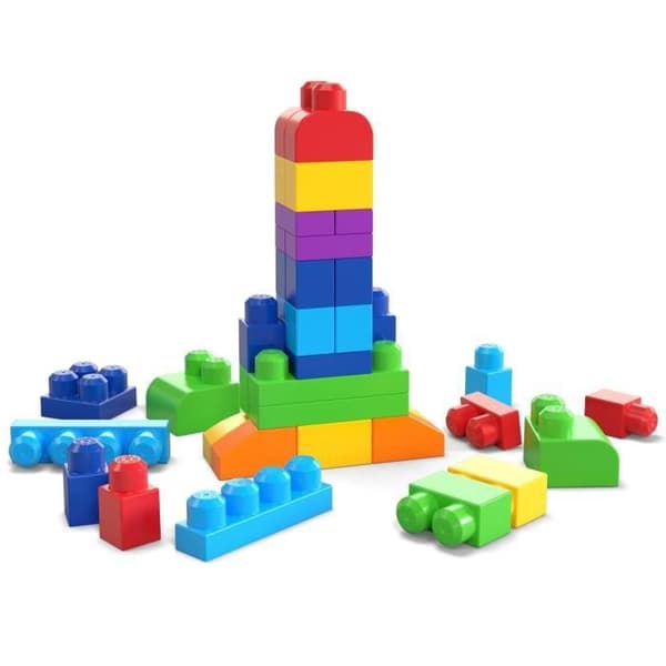 Mega Bloks - Klassisk Medium Bag 60 klodser - Byggesten - 12 måneder og + DCH55