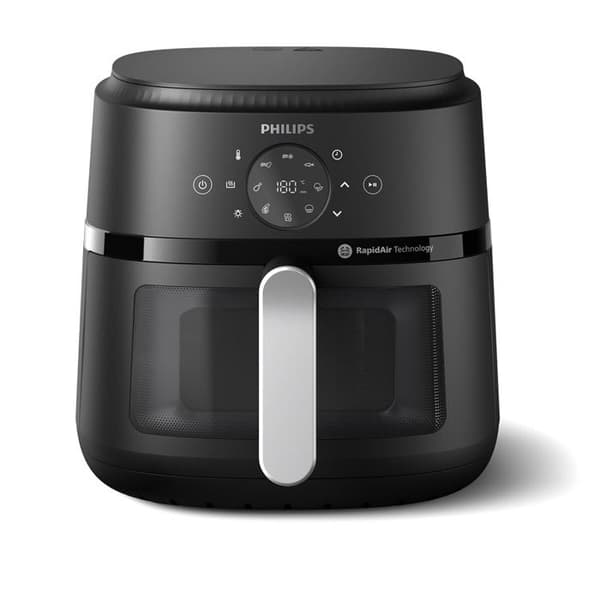 Friture uden olie - Philips - NA231/00 - 1700 watt - 6,2 liter - 13 madlavningsmetoder Sort og grå