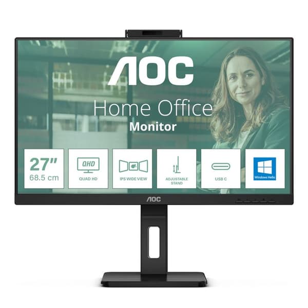 AOC 24P3QW computerskærm 60,5 cm (23,8") 1920 x 1080 pixels Full HD Sort