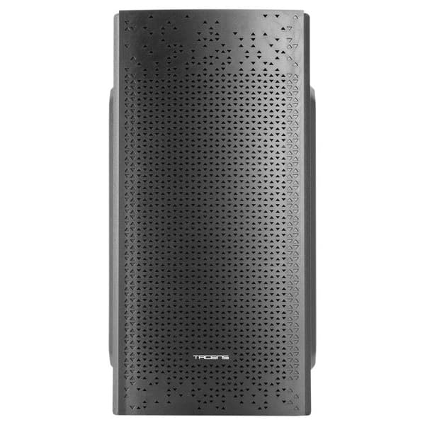 TACENS ANIMA AC6500, Kompakt Micro ATX PC-taske, Front Mesh Køling, 500W Strømforsyning, USB 3.0, Sort