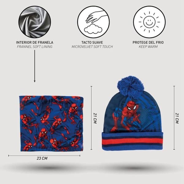 3 sæt af Snood Spiderman dele Multifarvet