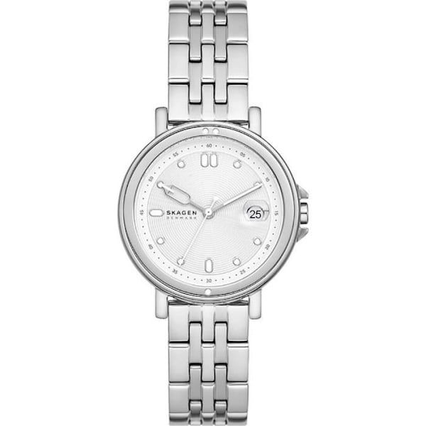 Skagen Ur - Kvinder - SKW3134 - Sølv Rustfrit stål - Quartz - 5 Atm - Mineralglas - Analogisk Pengar