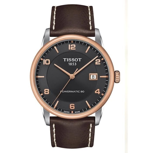 Klocka - Tissot - T0864072606700 - Brunt läder - 41 mm - Vattentålig 3 bar kastanj
