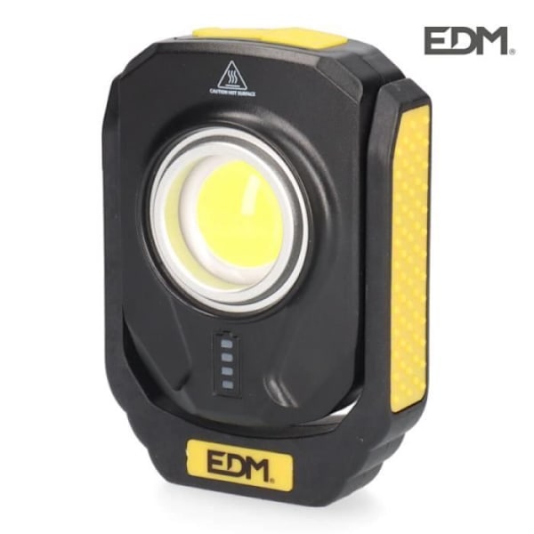 Otsalamppu - GREENICE - 10W - 900Lm - Latastrong USB - Magneettipohja Svart