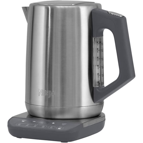 Vattenkokare - NINJA - KT201EU - 3000 W - 1,7 L - Justerbar temperatur - Rostfritt stål Rostfritt stål