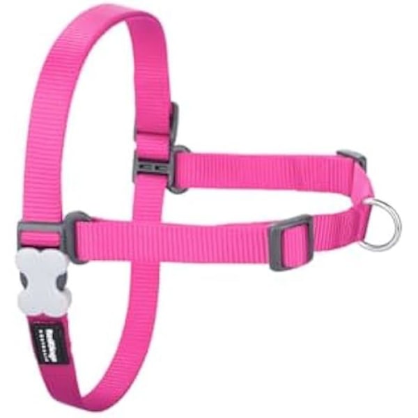 Hundesele - RØD DINGO - Fuchsia - Størrelse M - 50-70 cm - Flerfarvet