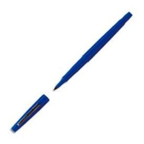 Stylus penne Nylon Flair blå medium spids - Papermate Nylon - æske 12 Blå
