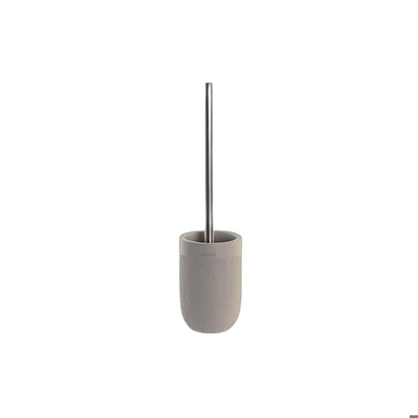 Cement og rustfrit stål toiletbørste DKD Home Decor grå