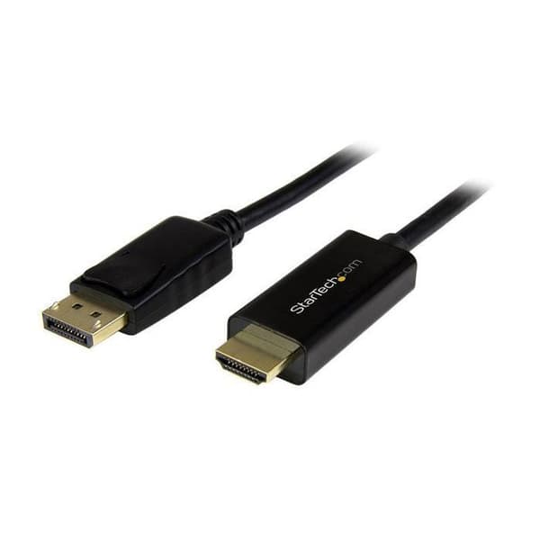 DisplayPort-HDMI-sovitinjohto - STARTECH.COM - 3 m - 4K 30 Hz - Musta