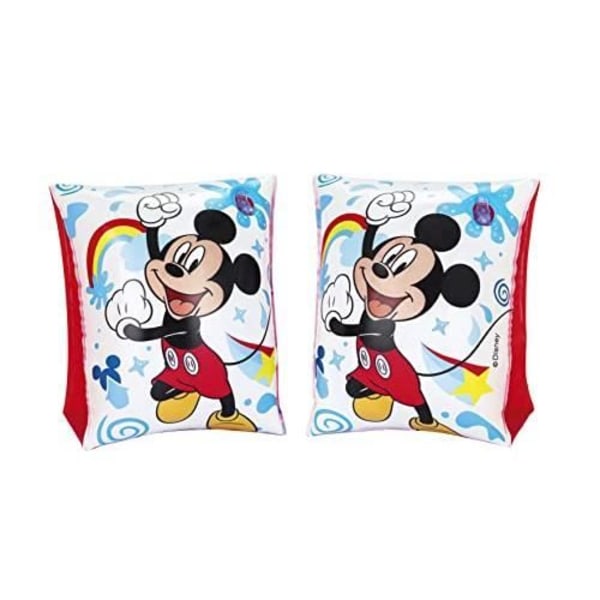 Svømmearmbånd - BESTWAY - Mickey Mouse - Multifarvet - Slidstærk vinyl - 2 luftkamre Flerfärgad