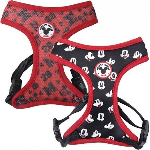 Hundesele - NC - Mickey Mouse - Størrelse XS/S - Farve Sort - Dyretilbehør
