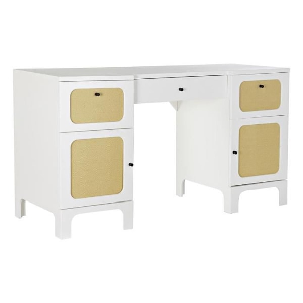 skrivebord i rattangran (140 x 50 x 76 cm)