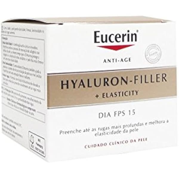 Dagcreme - EUCERIN - Hyaluron-Filler + Elasticitet - SPF 15 - 50 ml - Moden hud