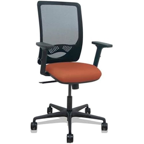 Zulema - Ergonominen työtuoli synkronomekanismilla, 2D käsinojat, mustasta hengittävästä verkosta valmistettu selkänoja ja Svart