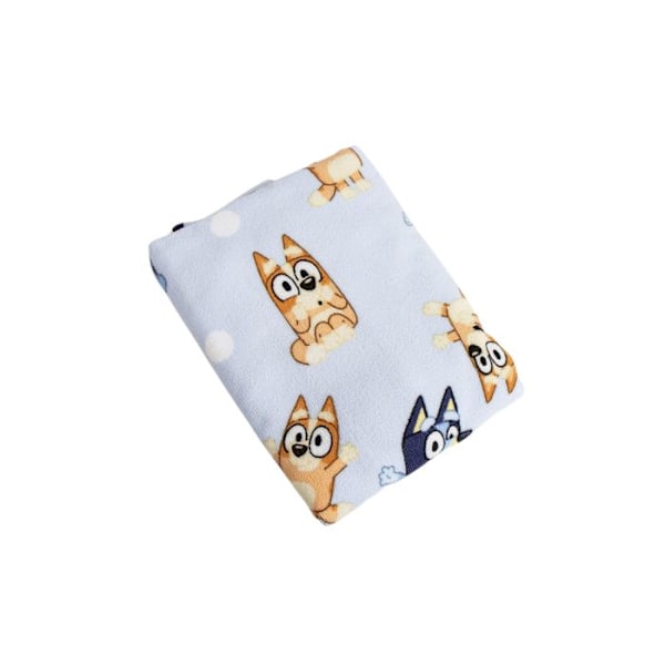 Poncho - Bluey - Barn - 100% Polyester - Blå - Höst/Vinter Blå Unik storlek