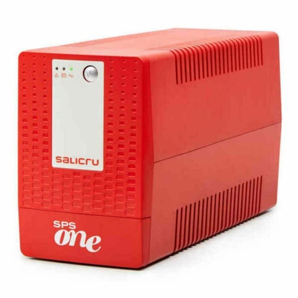 Ondulator Salicru - 662AF000018 - SPS 1500 One IEC, Linje Int, 4 Stik, 1500 VA/900 W Rød, Hvid