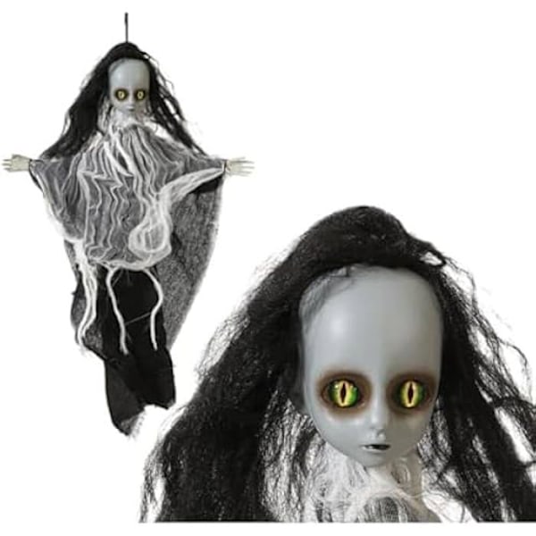 Juhlasisustus - BigBuy Home - Halloween Ghost - 50 cm - Monivärinen - Koristeesineitä mångfärgad