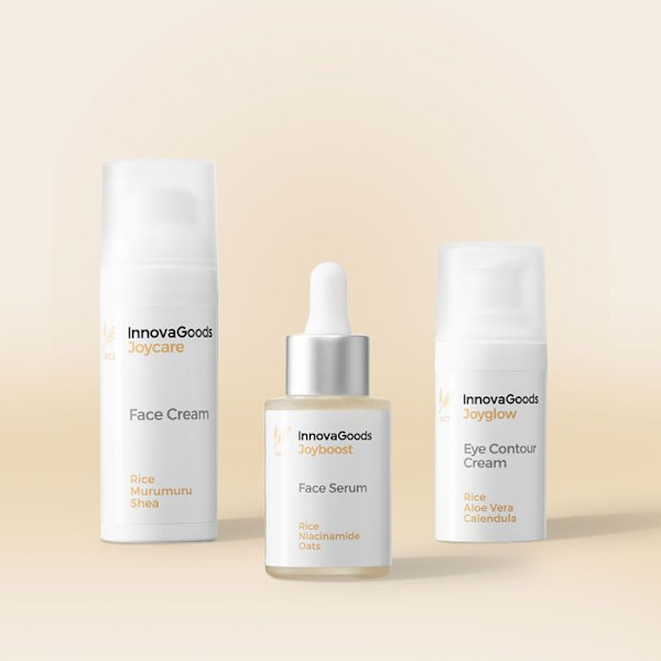 Pakkaus Kasvojen Nesteytys Riisi InnovaGoods HYGIENIA TUOTTEET KORKEUS - HYGIENIA TUOTTEET KASVOILLE Vit
