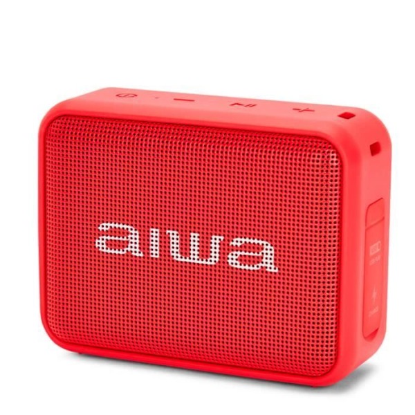 Bluetooth-kaiutin Aiwa BS-200RD punainen TWS FM-radio IPX6 6W RMS Punainen