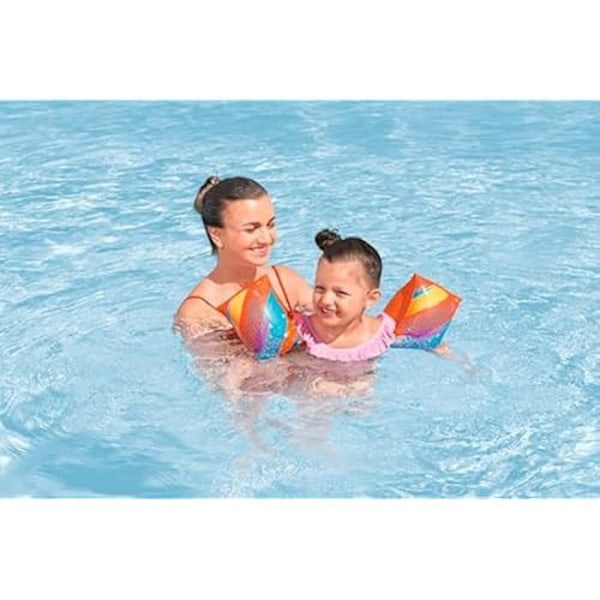 Värilliset Colorify™ Toughlite™ -uimanauhat S/M - BESTWAY - 17 x 13 x 16cm - 19 - 30 kg - 3 - 6 vuotta Färgad