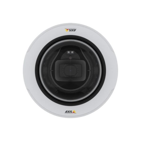 AXIS P3248-LV netværksovervågningskamera - dome - farve - 4K - automatisk iris Sort, Hvid