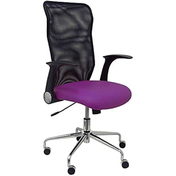 Ergonomisk stol - PIQUERAS Y CRESPO - Lilla - Mesh ryglæn - Justerbare armlæn - 1 pers. Lila