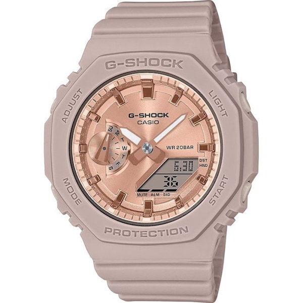 Casio Ur - Kvinder - GMA-S2100MD-4AER - Rosa Plastrem - Vandtæt 20 bar Rosa